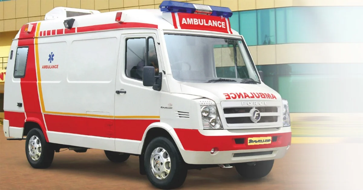 Aarohi Ambulance vehicle used for body transport